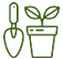 Garden maintenance service icon