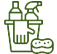Residential cleaning service icon