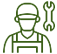 Handyman services icon